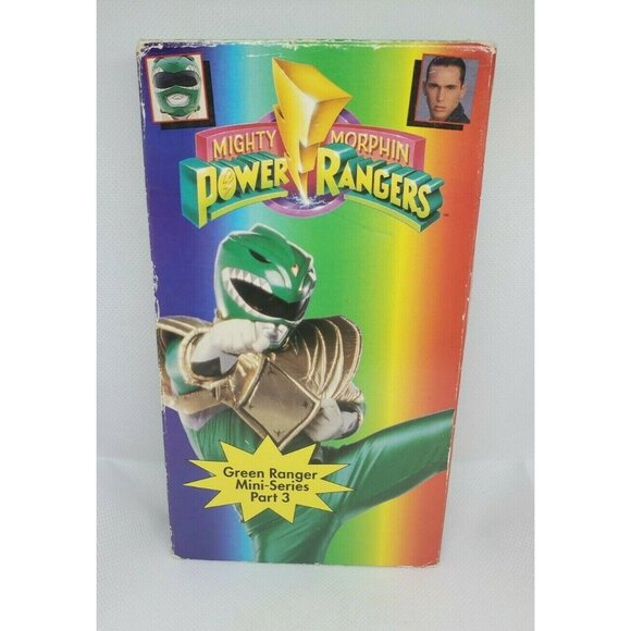 Mighty Morphin Power Rangers Green Ranger Mini Series Part 3 VHS Like New - Picture 3 of 8